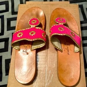 Jack Rogers pink sandals size 6 needs new home.